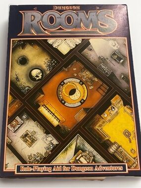 RPG Game Workshops Dungeon Floor Plan Dungeon Rooms VTG